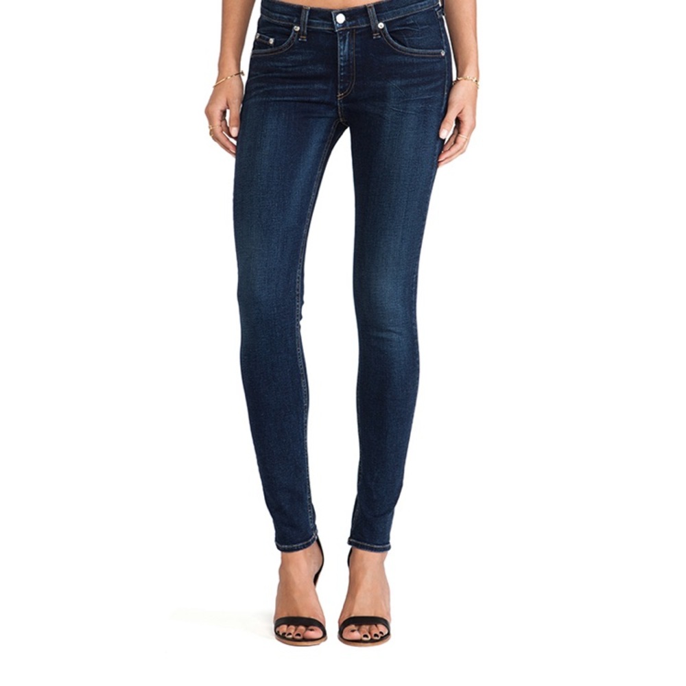 Mid-Rise Skinny Rag and Bone Denim Jeans